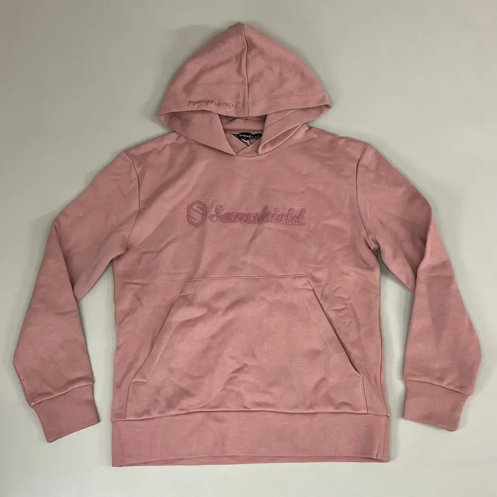 SAMSHIELD Camilla Equestrian Hooded Women's Sweatshirt Sz S Blush Pink - Picture 3 of 11